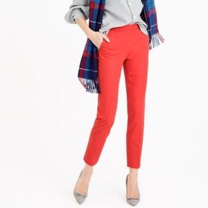 J. Crew Martie pants in red